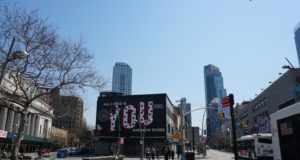 Fulton Mall mural at Albee Square