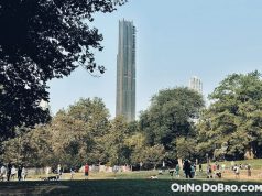 9 Dekalb towering over Ft. Greene Park